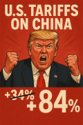 美国关税高达 84%给全球商业系统带来的影响